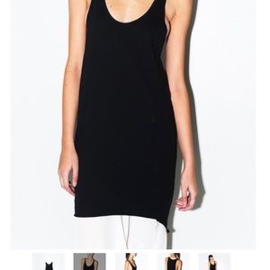 OAK NYC asymmetric long tank top